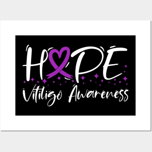 Hope Vitiligo Awareness Posters and Art